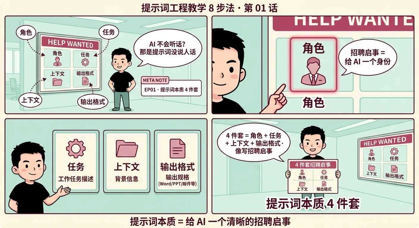 提示词工程教学 8 步法